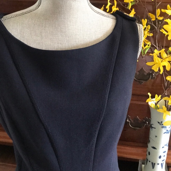 Tory Burch Dresses & Skirts - Tory Burch Pleated Wool Sheath Dress Size 10